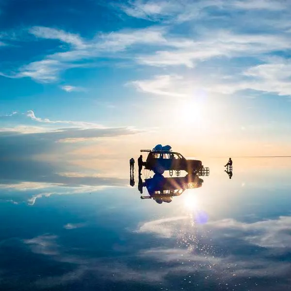 Laguna en el Salar de Uyuni