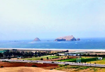 View From Pachacamac Archeological Site