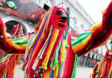 The Famous Carnaval of Oruro, near La Paz in Bolivia