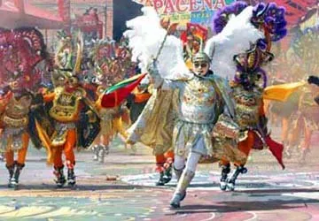 The Famous Carnaval of Oruro, near La Paz in Bolivia