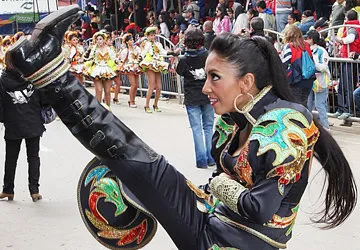The Famous Carnaval of Oruro, near La Paz in Bolivia