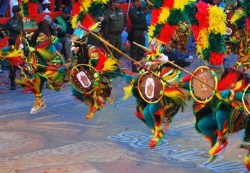 The Famous Carnaval of Oruro, near La Paz in Bolivia