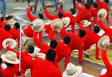 The Famous Carnaval of Oruro, near La Paz in Bolivia
