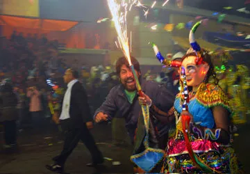 The Famous Carnaval of Oruro, near La Paz in Bolivia