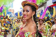 The Famous Carnaval of Oruro, near La Paz in Bolivia