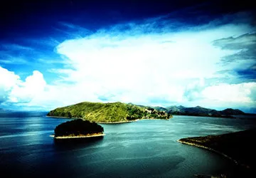 The islands of Lake Titicaca, on the Peruvian side