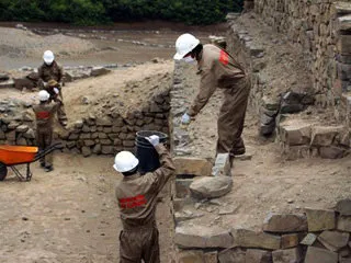 Unearthing the newly discovered temple near Lima, Peru