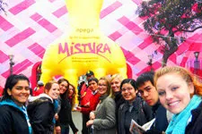 Cover. Entry to Mistura Food Festival, Lima, Peru