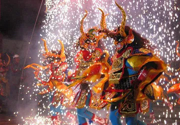 Oruro is famed for hosting Bolivia's preeminent Carnaval
