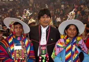 President Evo Morales campaigned for Bolivia's inclusion