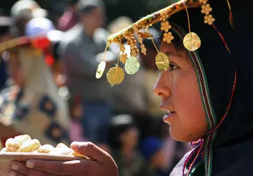 The Inti Raymi Sun Festival in Cusco, Peru. 