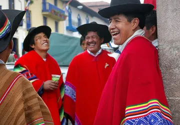 The Inti Raymi Sun Festival in Cusco, Peru. 