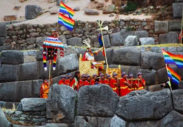 The Inti Raymi Sun Festival in Cusco, Peru. 