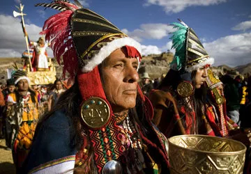 The Inti Raymi Sun Festival in Cusco, Peru. 