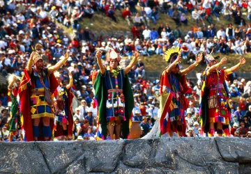 The Inti Raymi Sun Festival in Cusco, Peru. 
