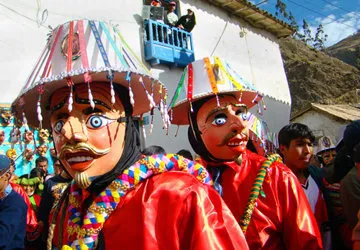 The Virgin of Paucartambo Festival in Peru.