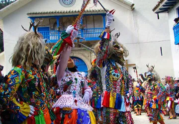 The Virgin of Paucartambo Festival in Peru.