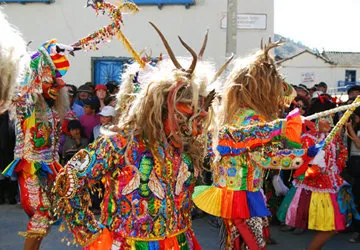 The Virgin of Paucartambo Festival in Peru.