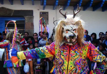 The Virgin of Paucartambo Festival in Peru.