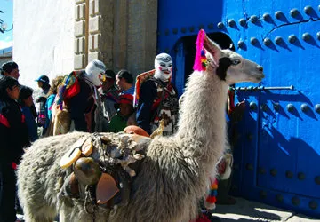 The Virgin of Paucartambo Festival in Peru.