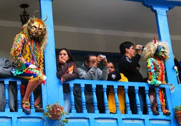 The Virgin of Paucartambo Festival in Peru.
