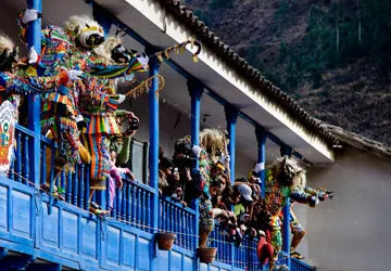The Virgin of Paucartambo Festival in Peru.