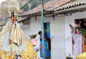 The Virgin of Paucartambo Festival in Peru.
