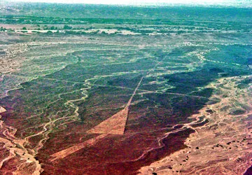 Flying over the Nazca Lines in Peru