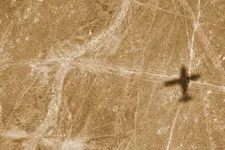 Cover. Flying over the Nazca Lines in Peru