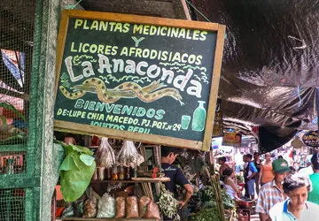 Iquitos in the Amazon of Peru