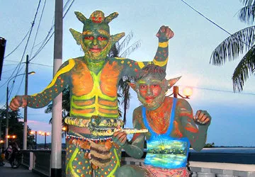 Iquitos in the Amazon of Peru