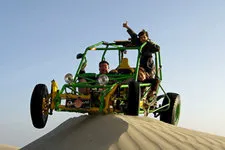 Cover. Dune Buggy near Huacachina Oasis in the Nazca Desert