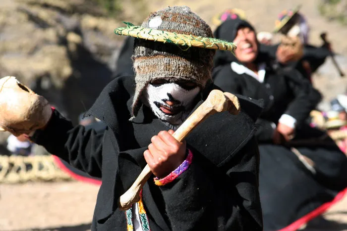 Celebrating Qeswachaka Inca Bridge in Peru