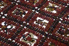 Ancient pre-Incan Paracas shroud now in Lima, Peru