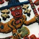Mini. Pre-Incan Paracas textile in Lima, Peru