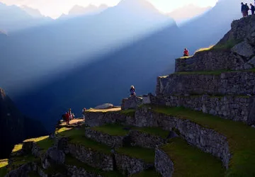 Agricultural terraces at Machu Picchu archeological site
