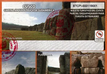Boleto Turístico - The Cusco Tourist Ticket (Partial)