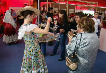 Food fair in Lima, Peru