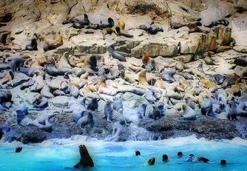 San Lorenzo Island off the Port of Callao in Lima, Peru