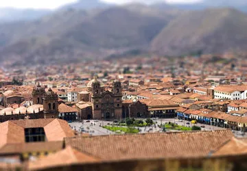 Plaza de Armas, main square of Cusco, Peru