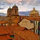 Mini. Buildings of Cusco, Peru