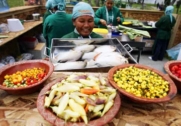 Proudly offering Peruvian fish dishes at Mistura