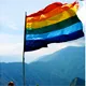 Mini. The flag of Cusco, Peru.