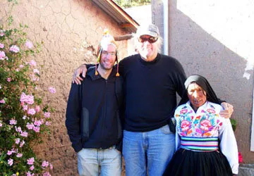 Staying in a local home on Amantani Island in Lake Titicaca.