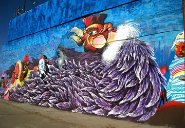 Condor Mural in Arequipa, Peru