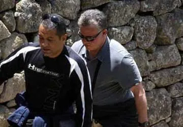 King Abdullah touring the Lost City of the Incas, Machu Picc