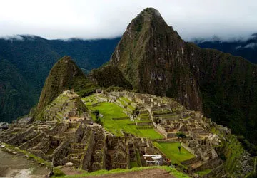 View of the archeological site within Machu Picchu Sanctuary