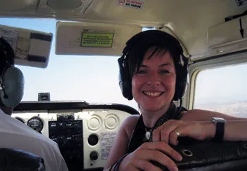 Flying over the Nazca Lines in Peru