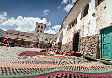 Chinchero in the Sacred Valley of the Incas, Peru