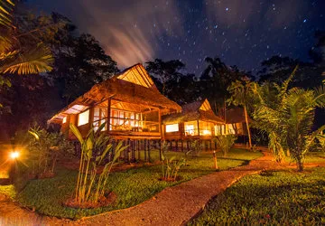 Ecolodge in the Amazon Rainforest in Peru
